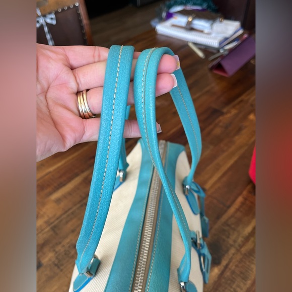 Prada Leather Nappa Light Blue Shoulder Bag - Picture 3 of 16